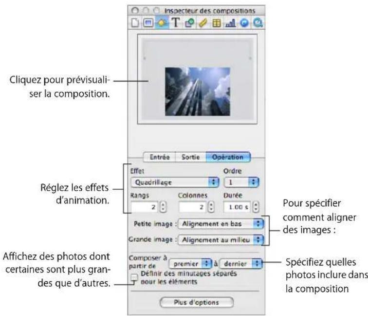 APPLE Keynote 08 - Pour configurer une composition intelligente : - 1