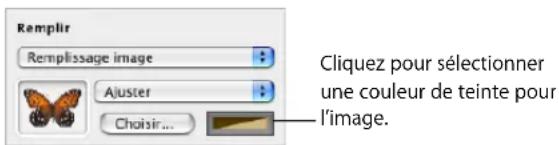 APPLE Keynote 08 - Pour replir un objet avec une image : - 3