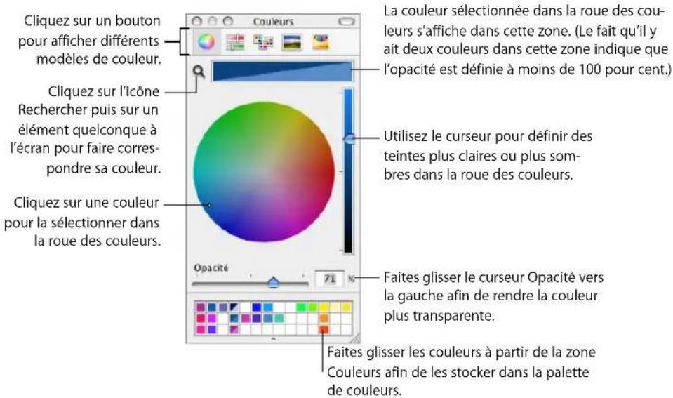 APPLE Keynote 08 - Utilisation de la fenetre Couleurs - 1