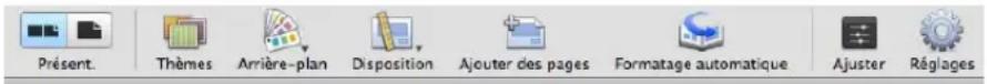 APPLE IPhoto 08 - Pour changer le thème de votre livre : - 1