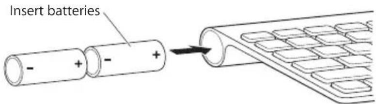APPLE Wireless (2009) - To replace the batteries: - 2