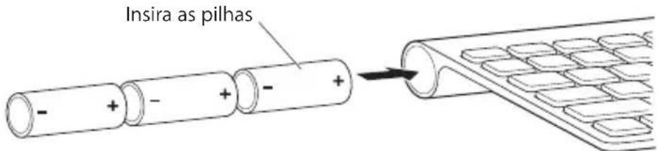 APPLE Wireless (2009) - Para substituir as pilhas: - 2