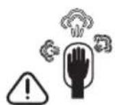 BLACK & DECKER FSMH1321JMD - CAUTION Hot Steam - 2