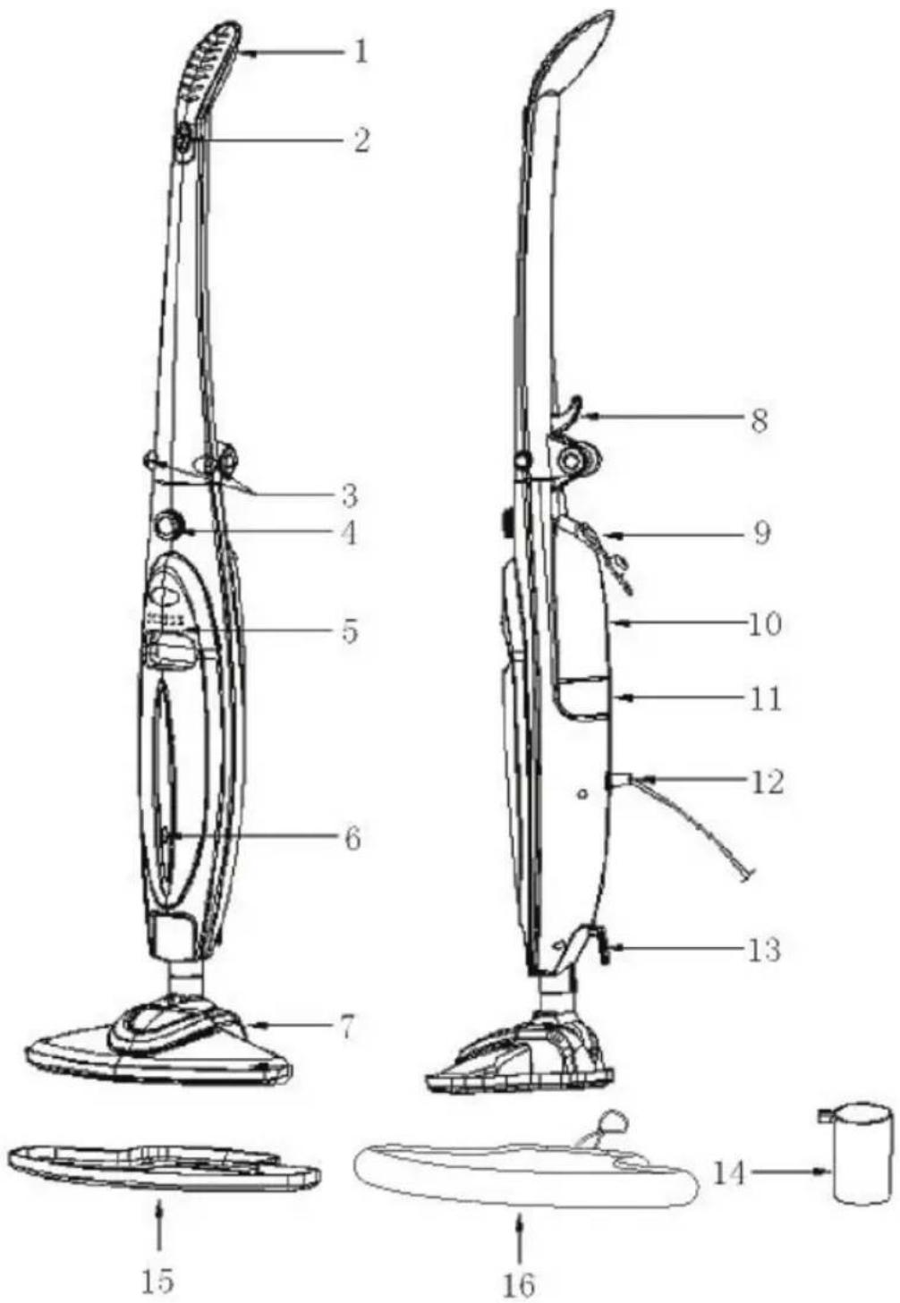 CLATRONIC DR 3431 - Übersicht der Bedienelemente - 1