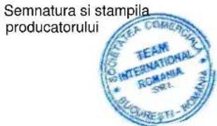 Venga VG FT 2 - CERTIFICAT DE GARANTIE TEAM/ROMIX/KALORIK/MAYBAUM/MAGIC/PMD/ECOLINE/ROYAL - 1