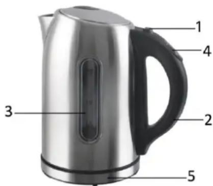 WAVES Wk106817 - USAGE DOMESTIQUE UNIQUÉMENT DESCRIPTION DES PIECES - 1