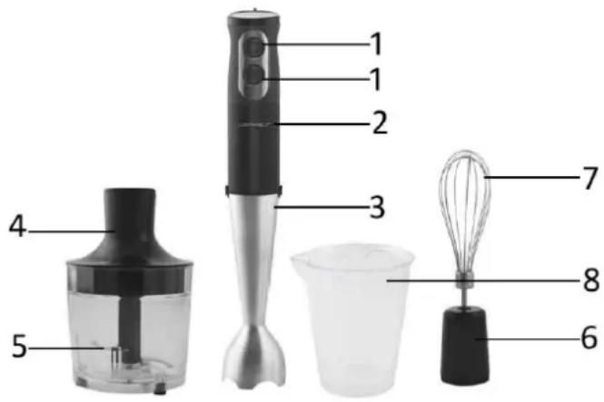 WAVES HB103433 - TEILE DES HANDMIXERS - 1