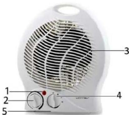 WAVES FH105001 - BESCHRIJVING VAN DE ONDERDELEN - 1