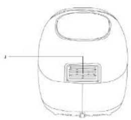 Duronic Jet Fryer AF1 - Elementy urzadzenia (Rys.1) - 3