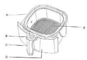 Duronic Jet Fryer AF1 - Bauteile - 1