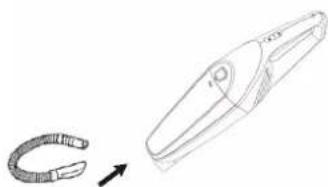 Duronic VC7 - Montowanie odkuracza ręcznégo: - 2
