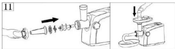 Duronic MG1600 - Preparare salcicce - 1