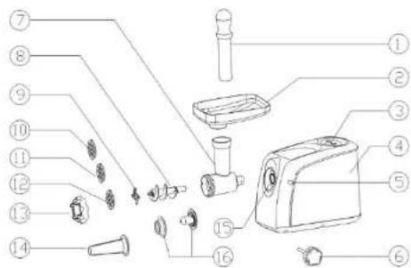 Duronic MG1600 - Description du produit - 1