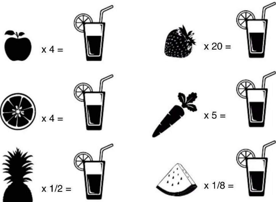 Duronic JE10 - Frucht-zu-Saft-Verhältnis - 1