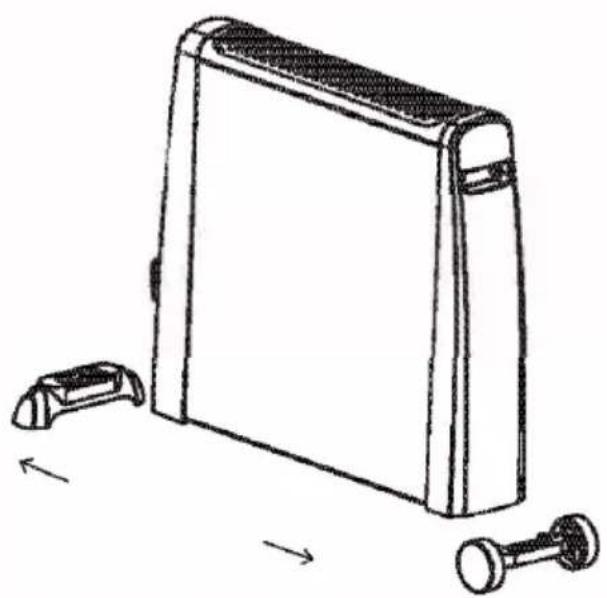 Duronic HV101 - Einbau der Räder und des Fusses - 1