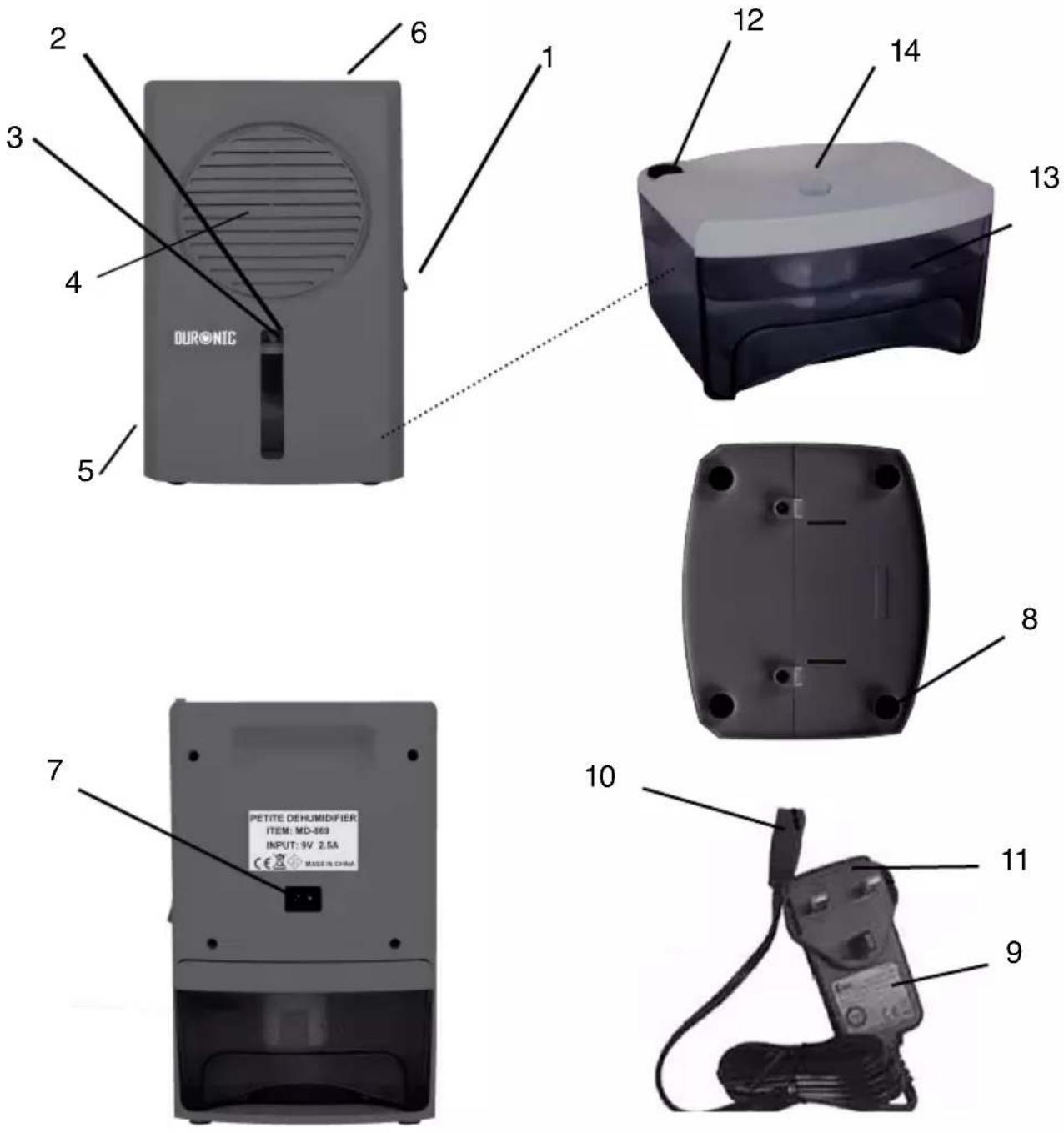 Duronic DH05 - Aperçu du produit - 1
