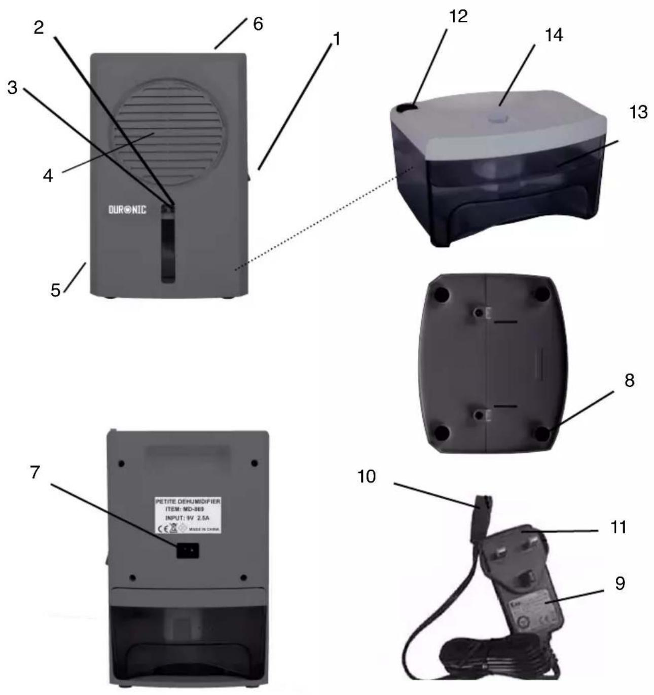Duronic DH05 - 1