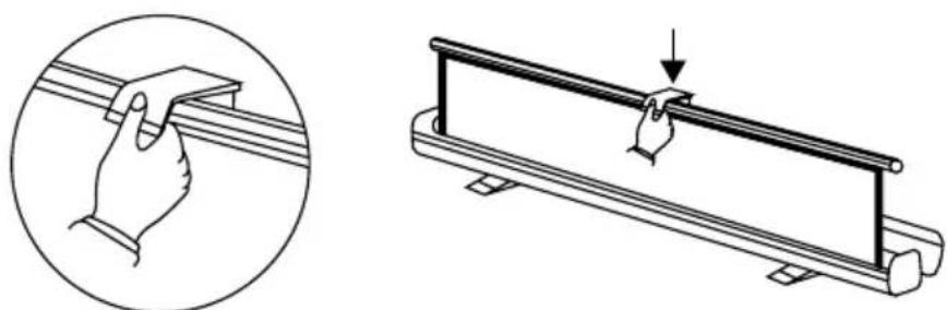 Duronic FPS - Retracter l'écran de projection - 1