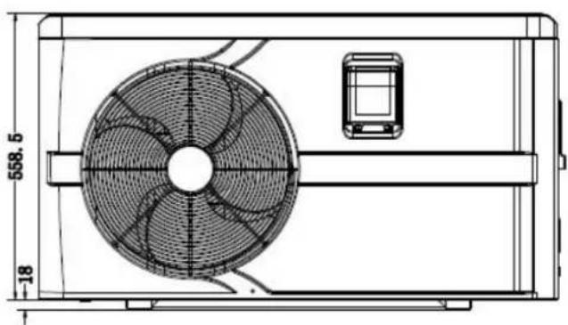 Hydro-Pro Inverter 35T - Dimension (mm) - 2
