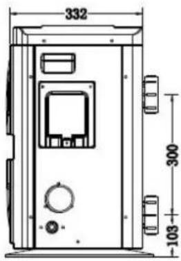 Hydro-Pro Inverter 17 - Afmeting Dimension - 1