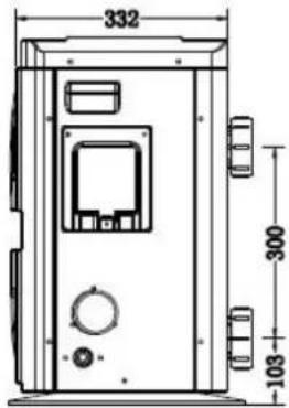 Hydro-Pro Inverter 13 - Afmeting Dimension - 1