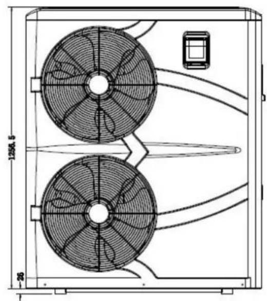 Hydro-Pro Inverter 13 - Dimension (mm) - 10