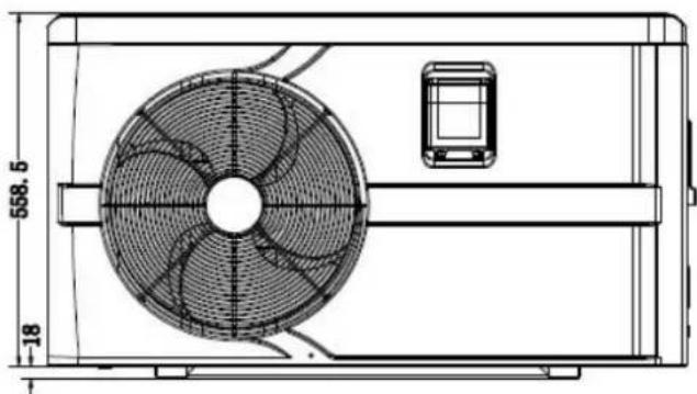 Hydro-Pro Inverter 13 - Afmeting Dimension - 2