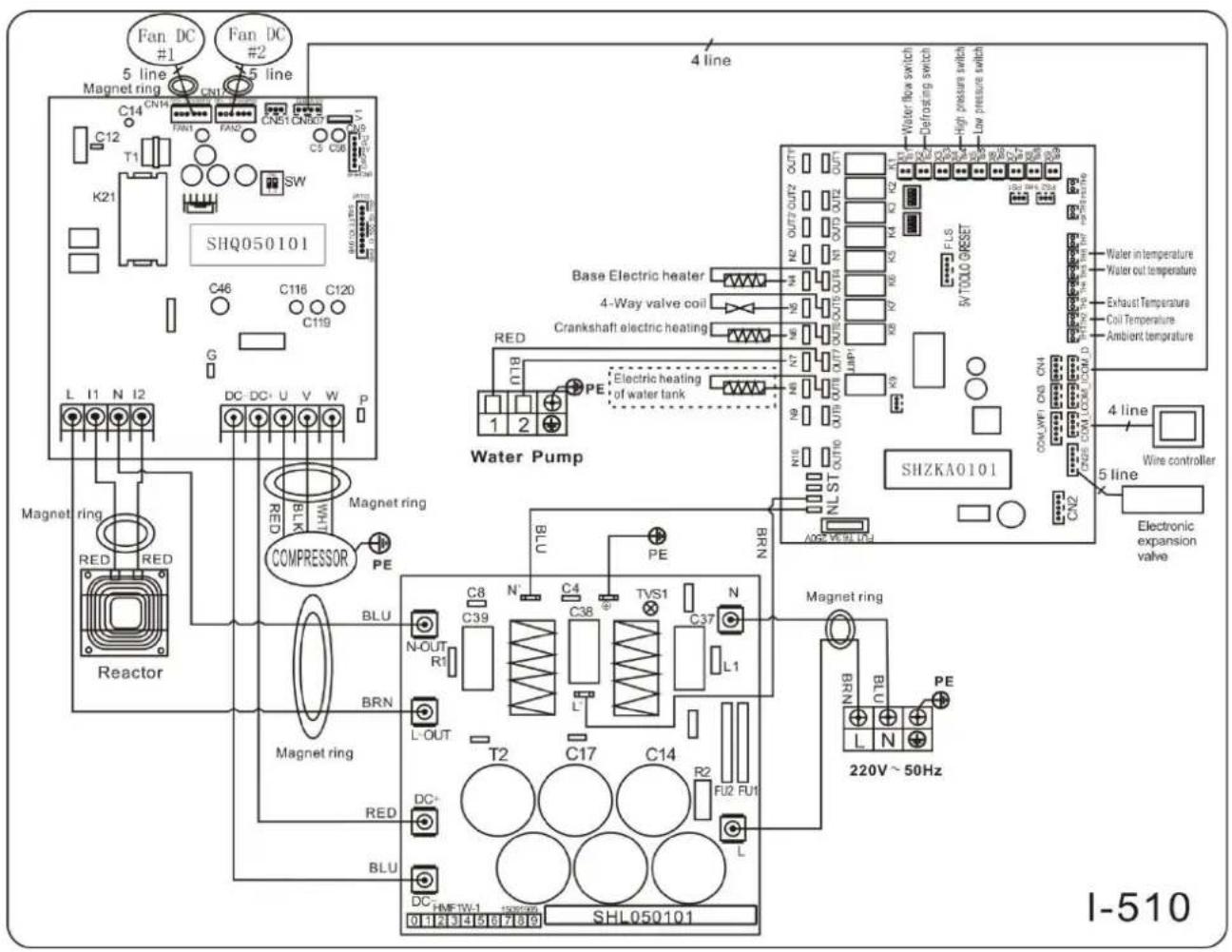 Hydro-Pro Inverter 07 - SWIMMING POOL HEAT PUMP WIRING DIADRAM - 1