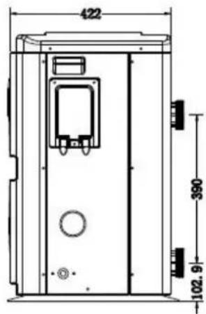 Hydro-Pro Inverter 10 - Dimension (mm) - 4