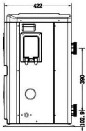 Hydro-Pro Inverter 10 - Afmeting Dimension - 4