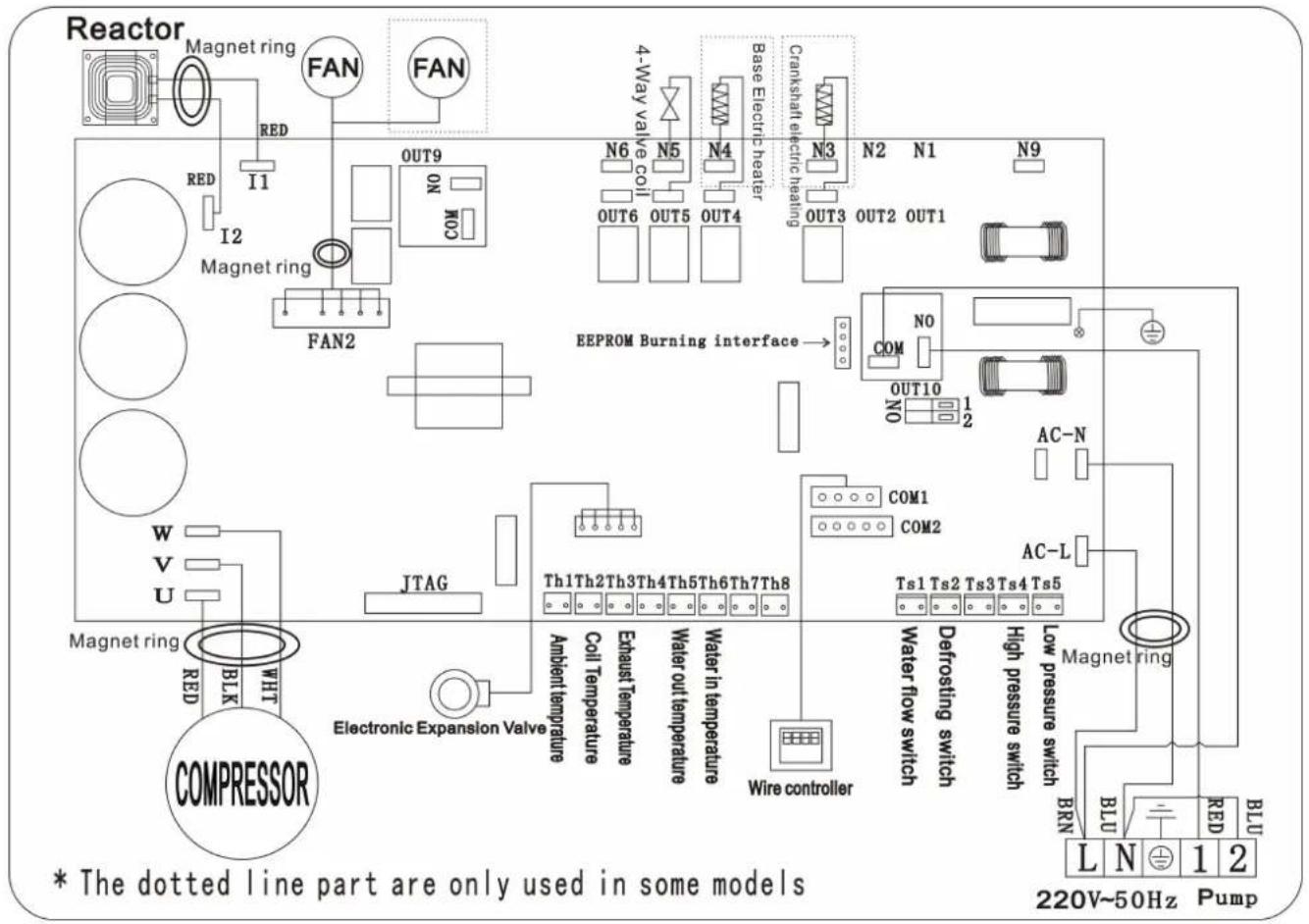 Hydro-Pro Inverter 10 - SWIMMING POOL HEAT PUMP WIRING DIADRAM - 1