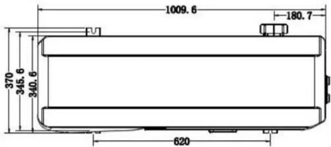 Hydro-Pro Inverter 10 - Afmeting Dimension - 3
