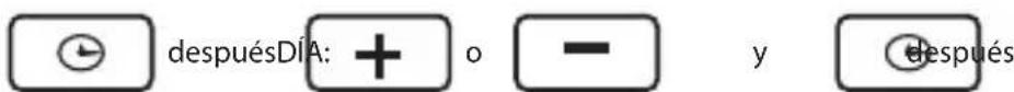 OTIO TP6020 - 2- Ajuste el día y la hora - 1