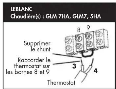 OTIO 93280 - Branchement sur chaudière avec entrée thermostat - 1