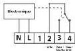DANFOSS TP5000M (A) - Câblage du récepteur RX (modèles RF uniquement) - 1