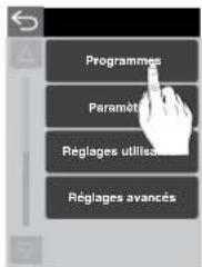 Programmes Paramètre Réglages utilisés Réglages avancés