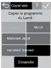 Copier vers Copier le programme du Lundi : Mardi Mercredi Jeudi Vendredi Samedi Dimanche