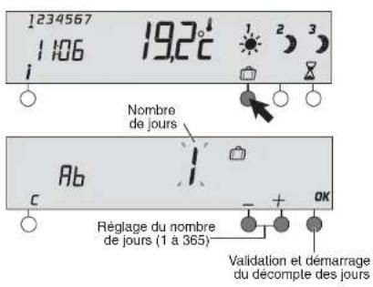 DELTA DORE Deltia 8.33 - Mode absence - 1