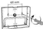 DELTA DORE Deltia 8.33 - Fixation de I'émetteur sur un mur - 2