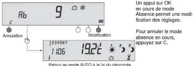 DELTA DORE Deltia 8.01 - Mode absence - 2