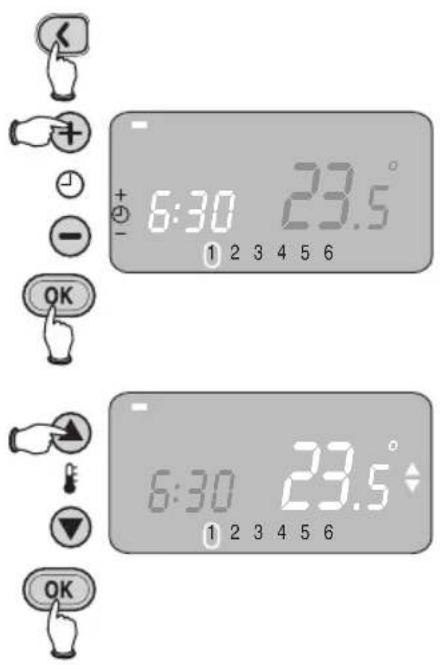 HONEYWELL Homexpert THR870B - Modification du programme - 1