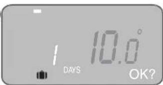 HONEYWELL Homexpert THR870B - Sumisión temporal de horarios – “Fuera de casa” - 3
