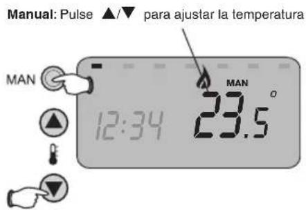 HONEYWELL Homexpert THR870B - Modos de operation (automático, manual, apagado) - 2