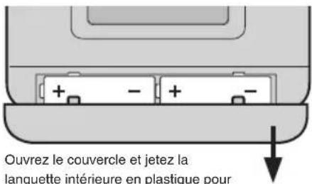 HONEYWELL Homexpert THR870B - Activez les piles et fermez le couvercle du thermostat - 1