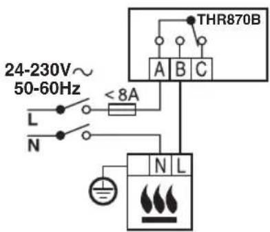 HONEYWELL Homexpert THR870B - Diagrams da cablagem electrica - 2