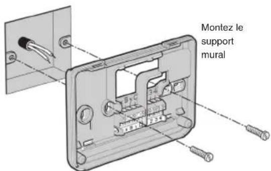HONEYWELL Homexpert THR870B - Choix d'emplacement : - 2