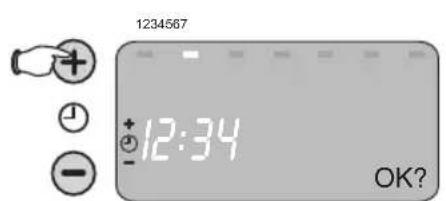 HONEYWELL Homexpert THR870B - Configurações de dia/hora - 2