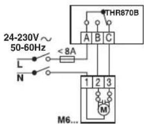 HONEYWELL Homexpert THR870B - Schémas de câblage - 9