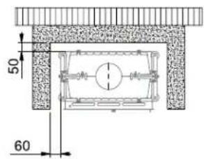 DOVRE ZEN 102 - Allegato 3: Distanza da materiali inflammabili - 1