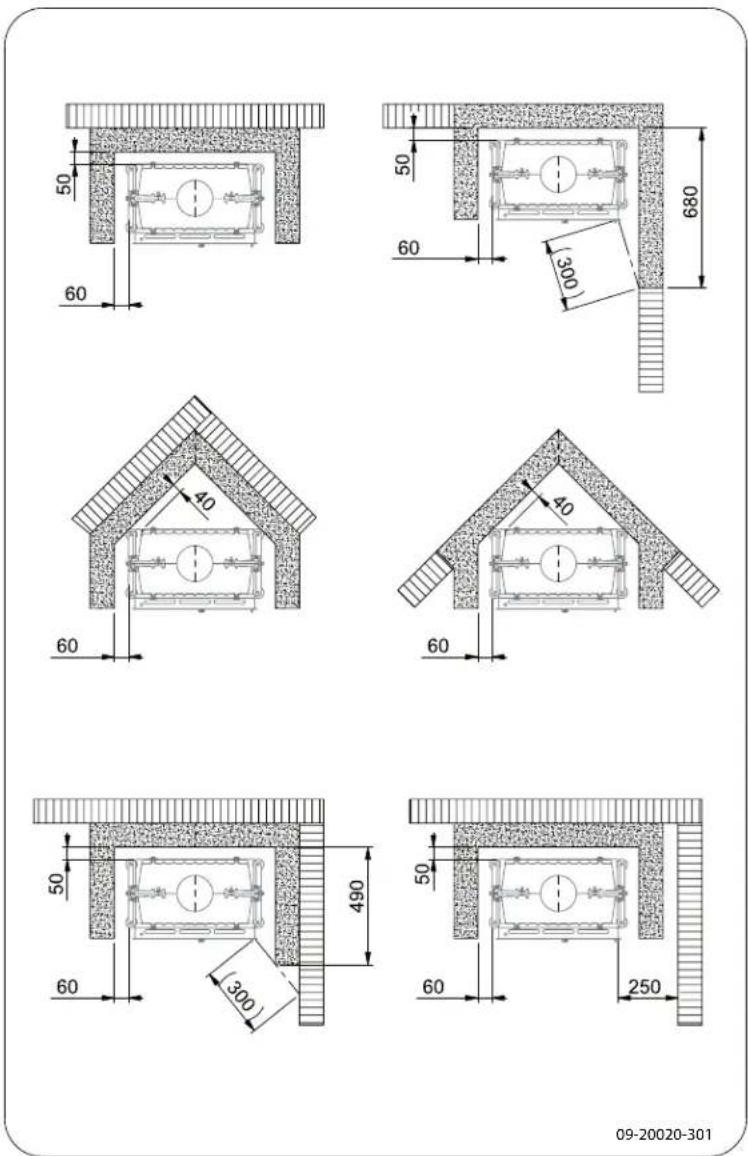 DOVRE ZEN 102 - Appendix 3: Distance from combustible material - 1